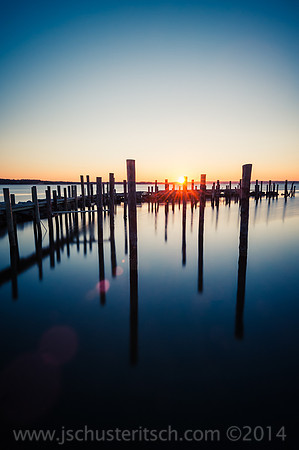 Sunrise at New Suffolk Waterfront