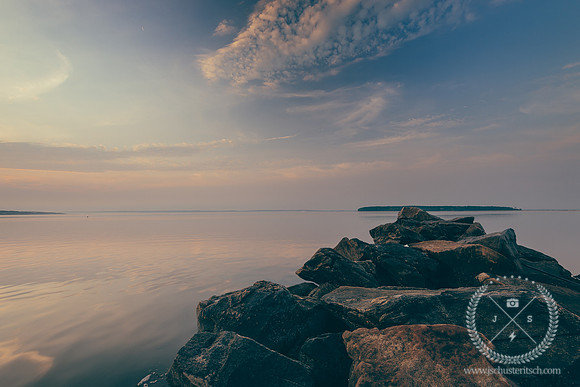 Fog on the Peconic Bay at Sunrise