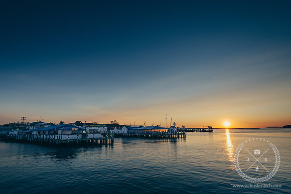 Greenport Docks at Sunrise
