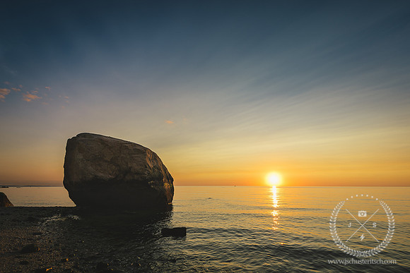 Sunset with the Big Rock