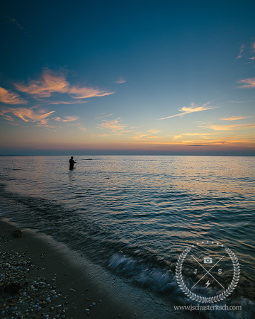 Fisherman at Sunset