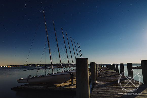 Dock in Moonlight