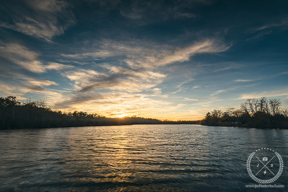 Sunset on the Peconic River