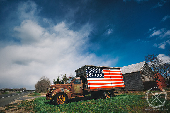 Southold Flag Truck