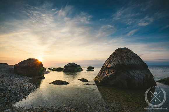 Sunset and Rocks