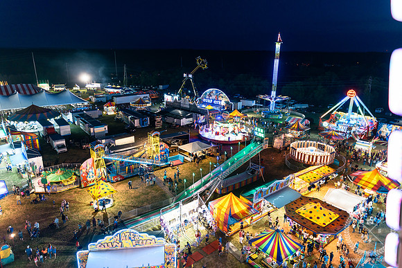 Above the Strawberry Festival