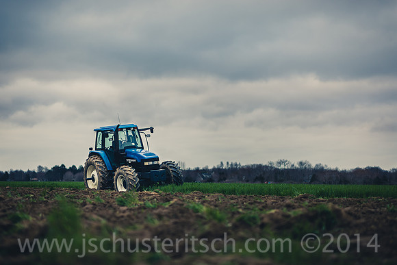 Blue Tractor