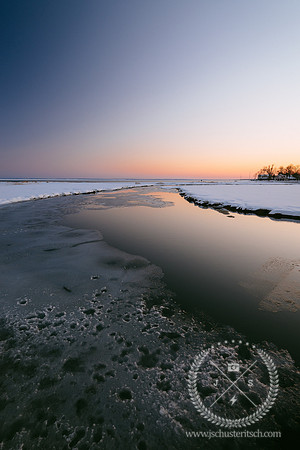 Down's Creek Winter Sunset