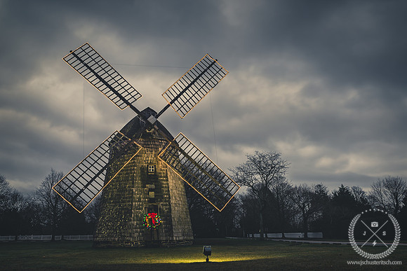 Water Mill Windmill in December