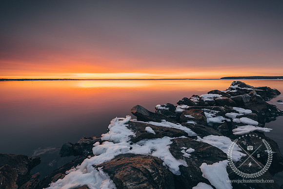 March 1st Sunrise in New Suffolk
