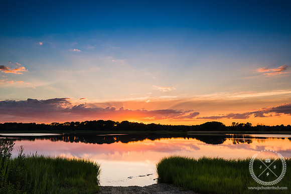 July Sunset over West Creek
