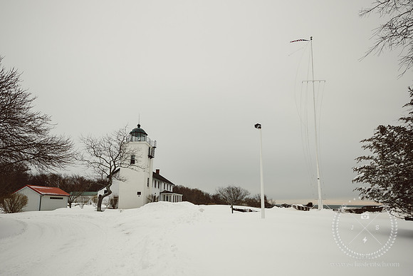 Horton Point Lighthouse post Blizzard
