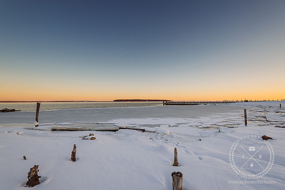 Robins Island in Golden Light