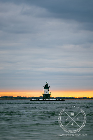 Orient Point Lighthouse at Sunrise